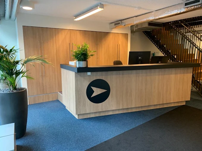 Balie wrappen Eindhoven - houtlook folie