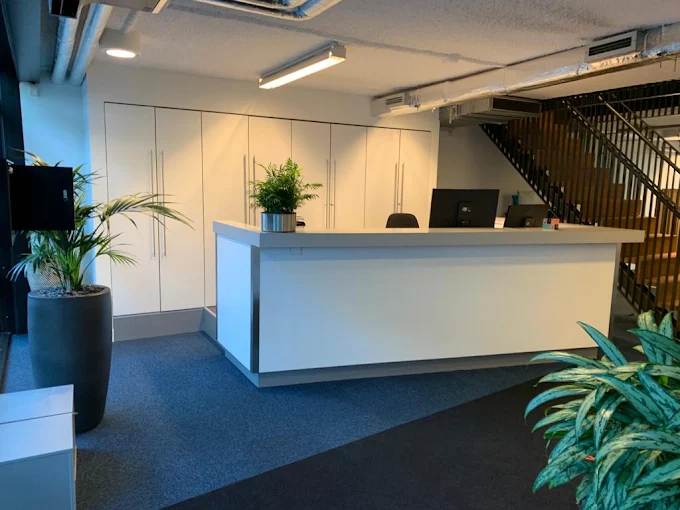 Receptie balie wrappen